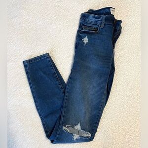 Garage distressed skinny jeans size 3